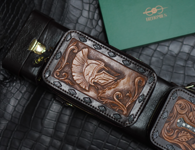 Bao cơ bida chủ đề Sparta Cue Case - Hard - 3x5