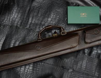 Bao cơ bida da bò sáp Waxy Leather Cue Case - Soft - 2x2