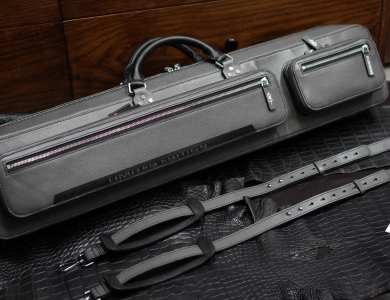 Bao cơ bida da bò vân Taiga Cue Case - Soft - 4x8