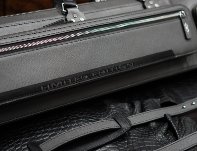 Bao cơ bida da bò vân Taiga Cue Case - Soft - 4x8