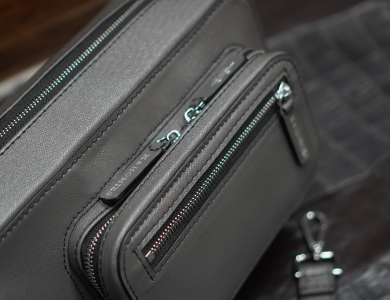 Bao cơ bida da bò vân Taiga Cue Case - Soft - 4x8