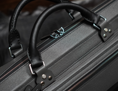 Bao cơ bida da bò vân Taiga Cue Case - Soft - 4x8