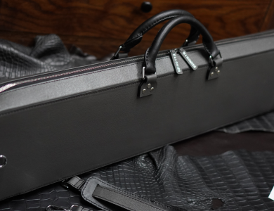Bao cơ bida da bò vân Taiga Cue Case - Soft - 4x8