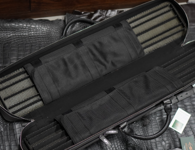 Bao cơ bida da bò vân Taiga Cue Case - Soft - 4x8