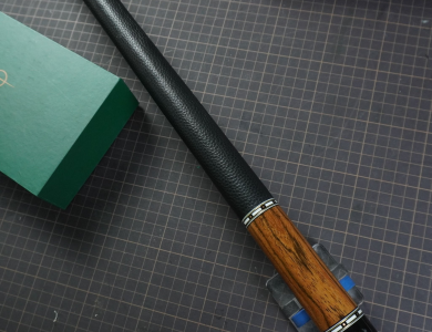 Bọc cơ da bò thường đen cho chuôi Peri