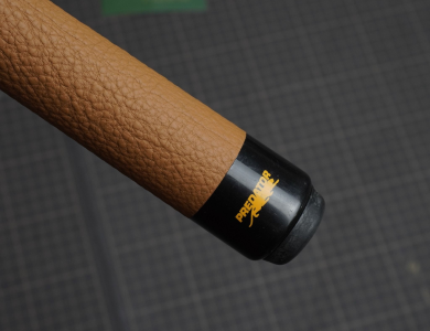 Bọc cơ da Togo nâu gold cho chuôi Predator