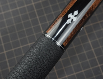 Bọc cơ da Togo đen cho chuôi Predator