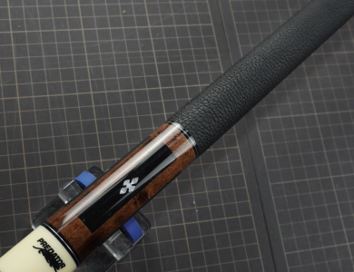 Bọc cơ da Togo đen cho chuôi Predator