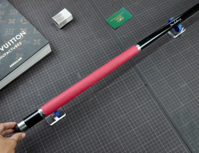 Bọc cơ da Togo hồng cho chuôi Cuetec