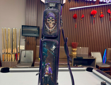 Bao cơ bida chủ đề Cướp biển H&Homies Cue Case - Hard - 3x5