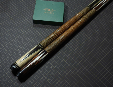 Bọc cơ da kỳ đà hoa nâu-đen cho chuôi JF, Dufferin, Universal