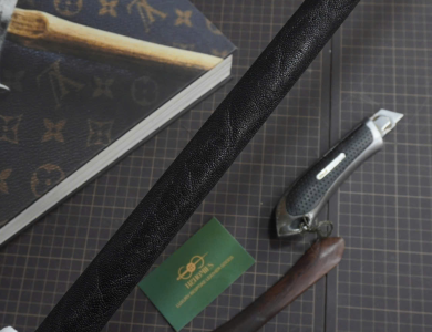 Bọc cơ da voi màu đen cho chuôi Exceed