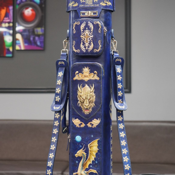 Bao cơ bida chủ đề Rồng phương Tây H&Homies Cue Case - Hard - 4x5