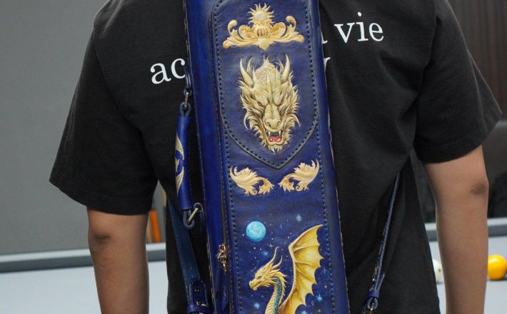 Bao cơ bida chủ đề Rồng phương Tây H&Homies Cue Case - Hard - 4x5