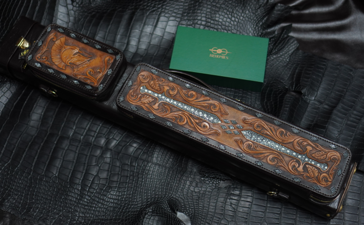 Bao cơ bida chủ đề Sparta Cue Case - Hard - 3x5