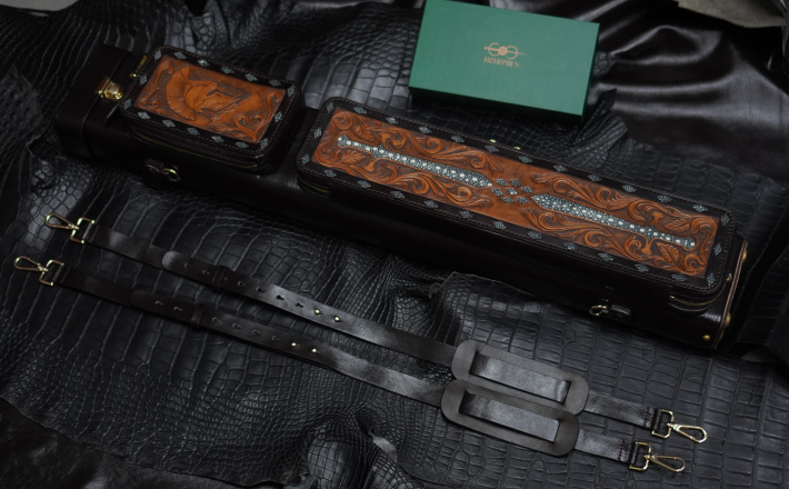 Bao cơ bida chủ đề Sparta Cue Case - Hard - 3x5