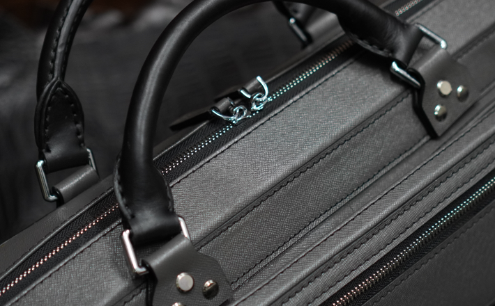 Bao cơ bida da bò vân Taiga Cue Case - Soft - 4x8