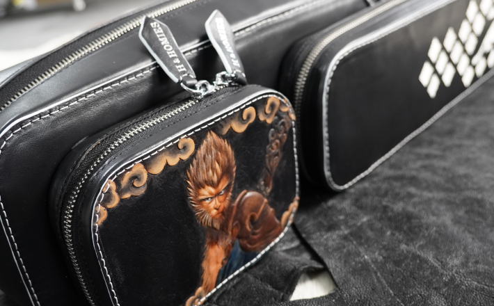 Bao cơ bida chủ đề Wukong & Panthera H&Homies Cue Case - Soft - 3x4