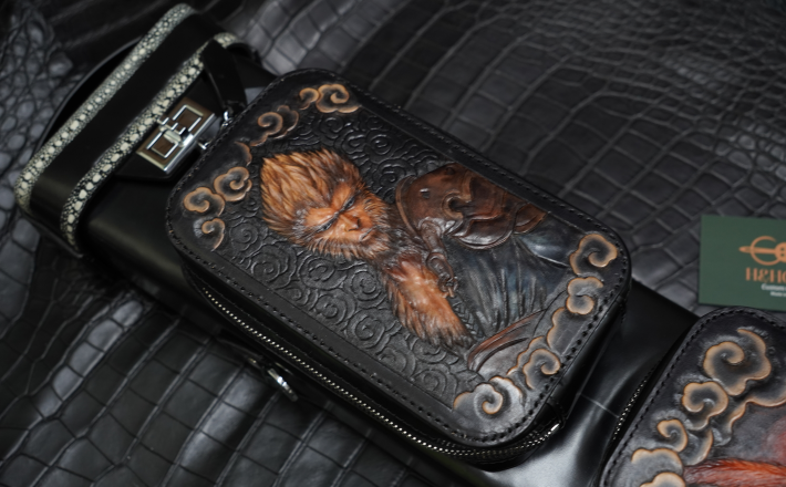 Bao cơ bida chủ đề Wukong H&Homies Cue Case - Hard - 3x5