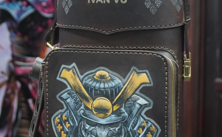 Bao cơ bida chủ đề Samurai Cue Case - Hard - 4x5