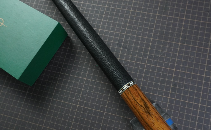 Bọc cơ da bò thường đen cho chuôi Peri