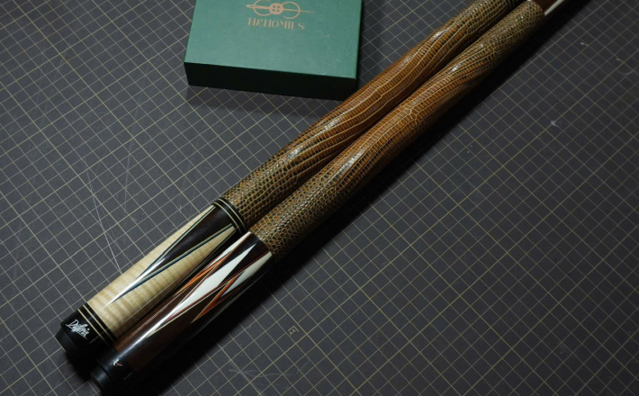 Bọc cơ da kỳ đà hoa nâu-đen cho chuôi JF, Dufferin, Universal