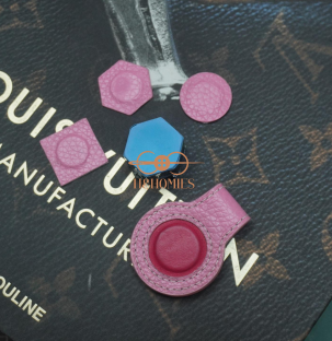 Kẹp lơ bida - Tròn - Da bò hồng