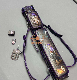 Bao cơ bida chủ đề Cướp biển H&Homies Cue Case - Hard - 3x5