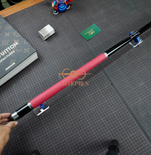 Bọc cơ da Togo hồng cho chuôi Cuetec