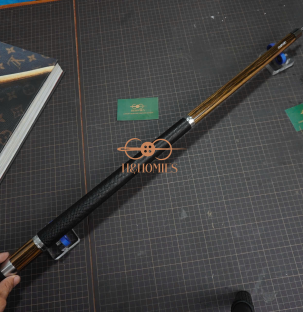 Bọc cơ da rắn Karung đỏ cho chuôi Mit